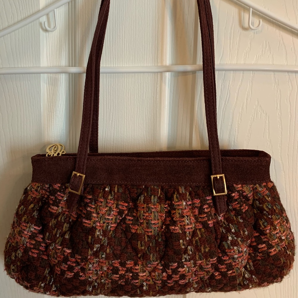 Vera Bradley Annie Tweed Plum Purse